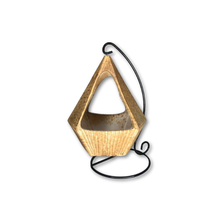 Square Hanging Flower Pot with Stand