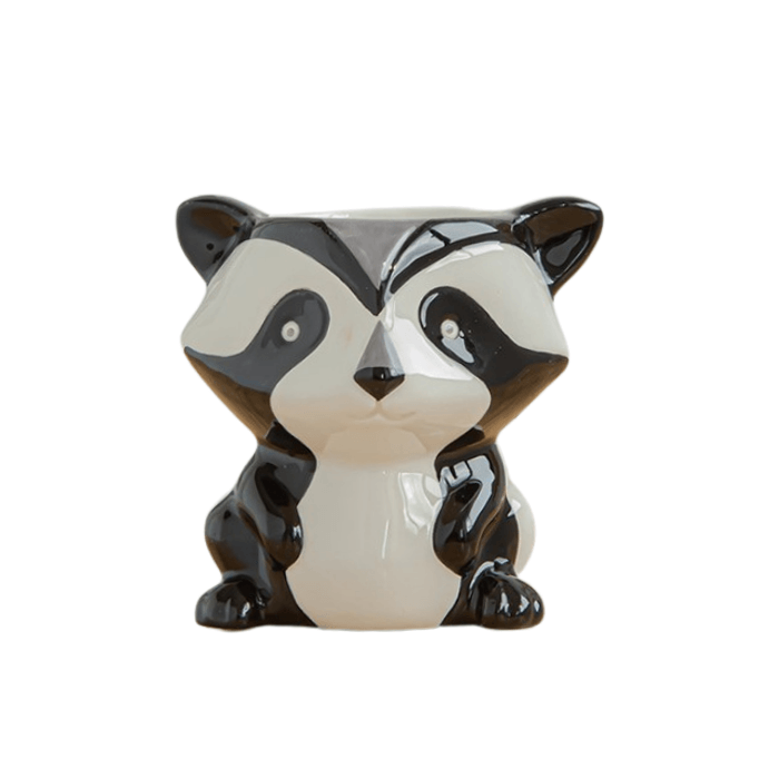 Racoon Animal Succulent Pot - Elkhorn Succulents