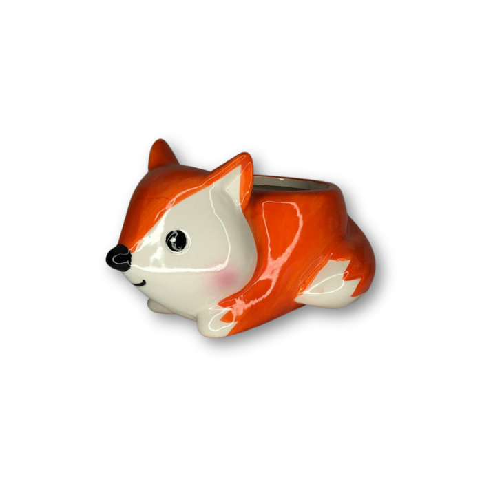 Fox Flower Pot