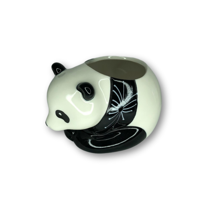 Panda Sitting with Flare Pattern