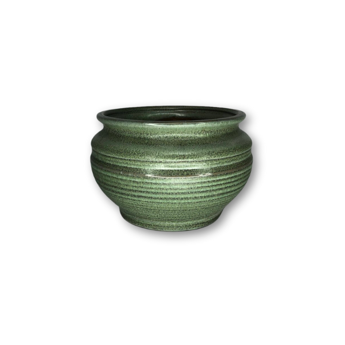 Green Antique Colored Round Pot
